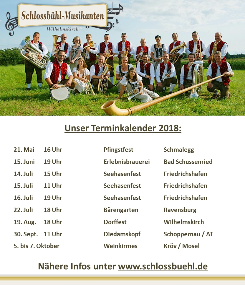 2018 Terminkalender SB